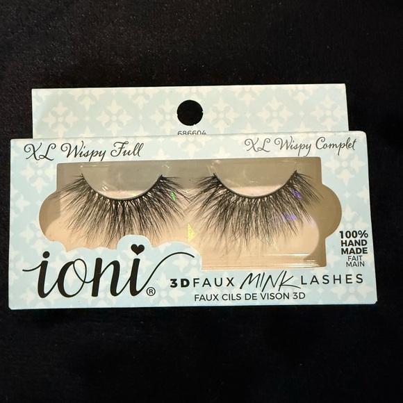 Ioni 3D Faux Mink Lashes - Black - Picture 1 of 2